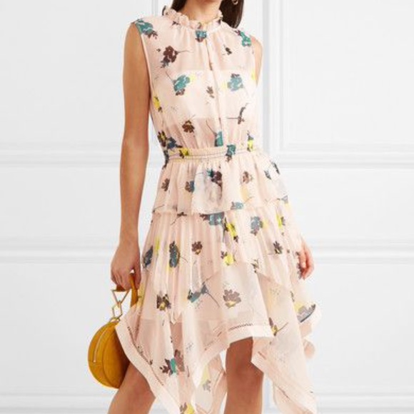 Self-Portrait Dresses & Skirts - Self Portrait asymentrical floral dress size 0